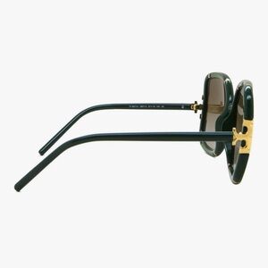 Tory Burch Oversized Emerald Green Sunglasses